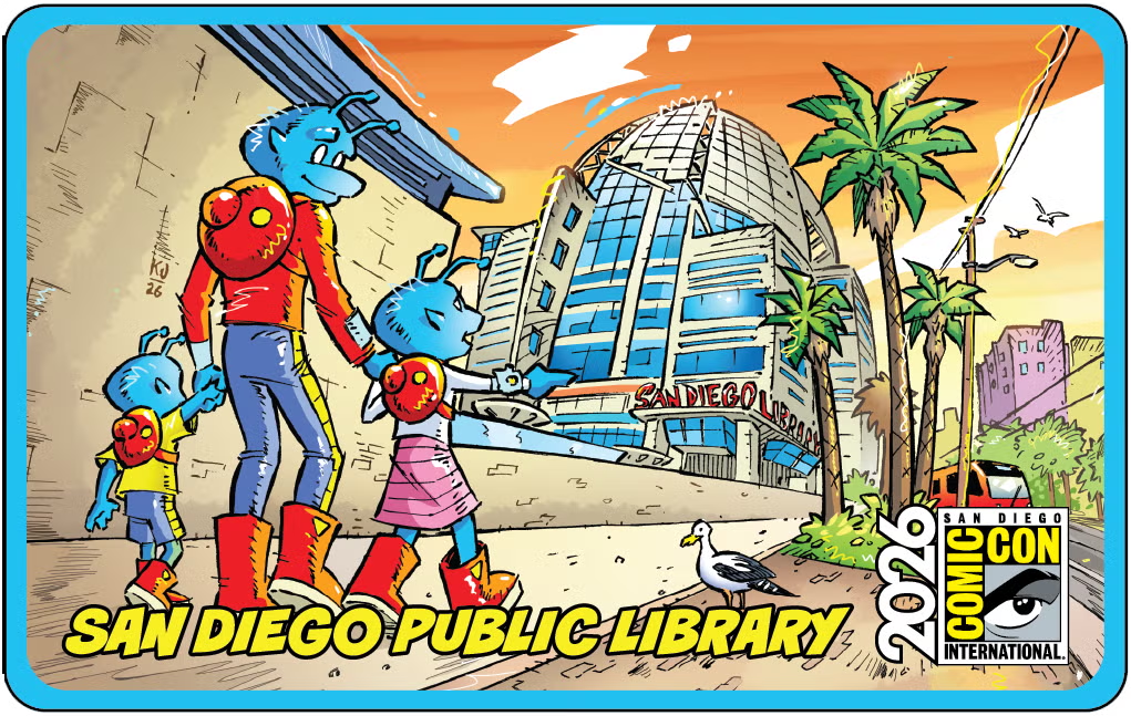 The San Diego Public Library Unveils 2026 Comic-Con Library Exclusive Card