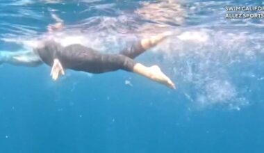 California woman trying to swim down entire California coast