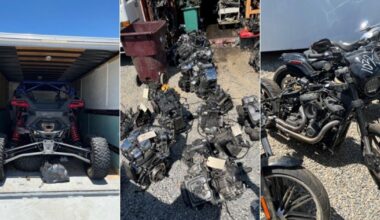Police recover 50 stolen vehicles at Norco chop shop