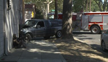 Vehicle crashes into wall of Sacramento's Flame Club, officials say