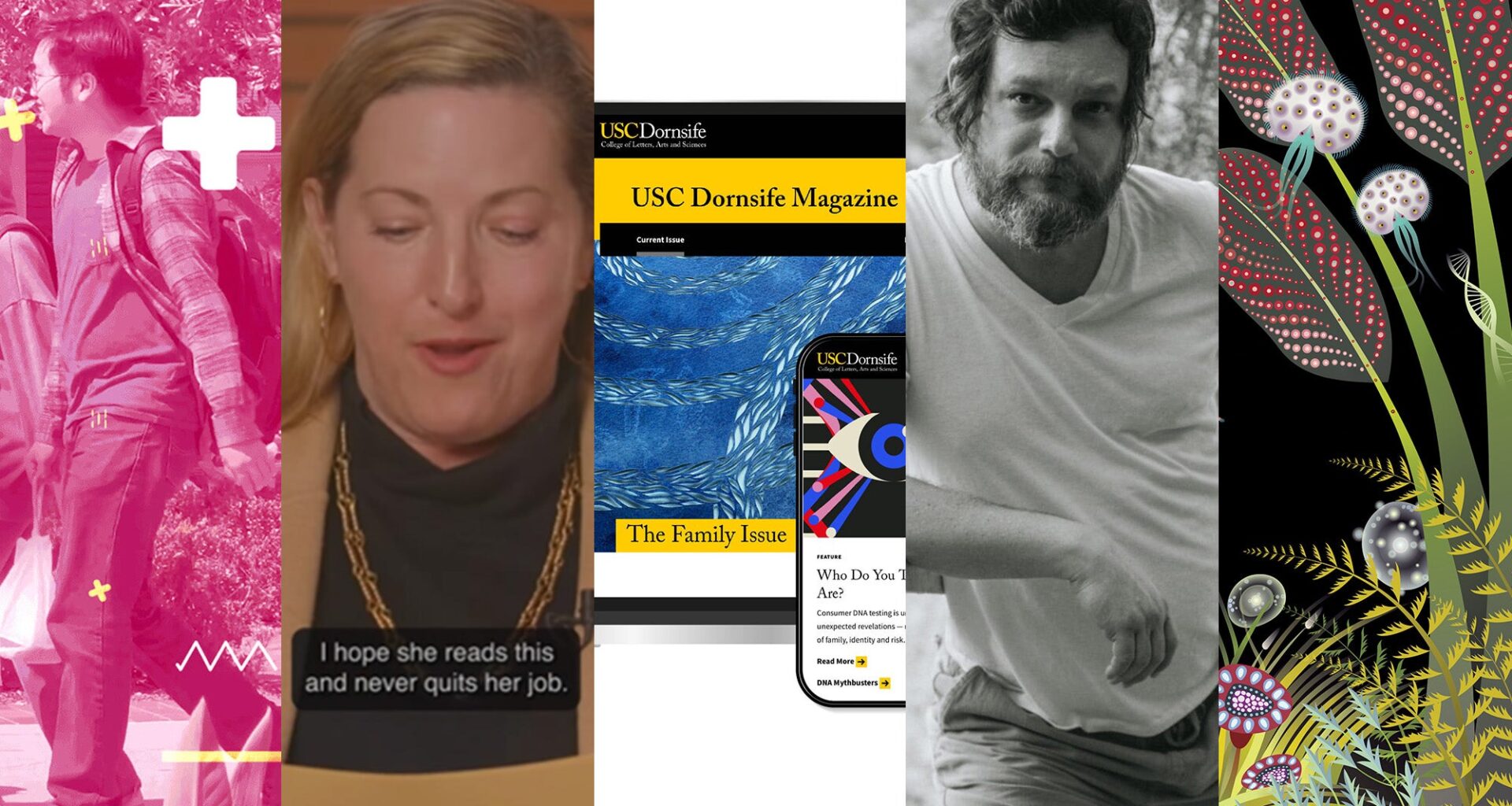 USC Dornsife storytelling earns 5 top honors