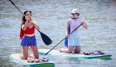 Hilarious moment superheroes paddle for their life as Comic Con 2026 kicks off in San Diego