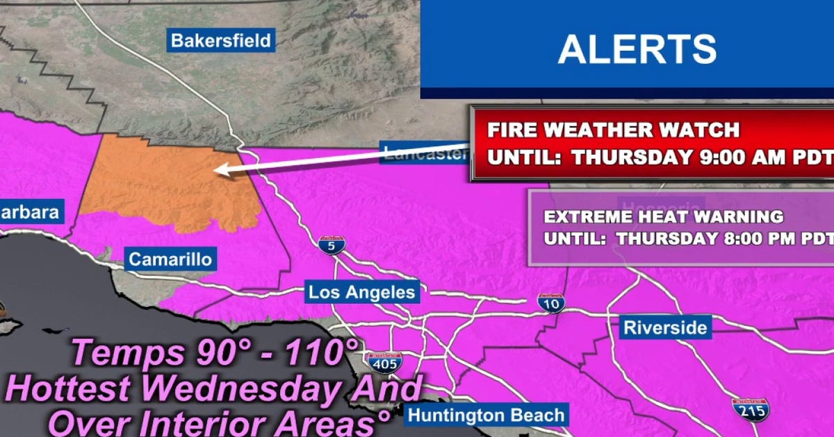 Triple-digit heat, active wildfires, and peak king tides collide in Southern California