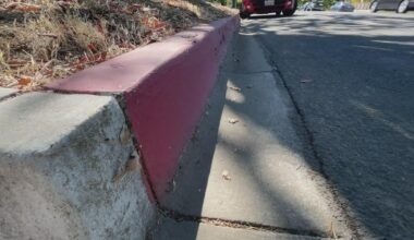 Someone is painting illegal red curbs in Sacramento, and the city wants it to stop