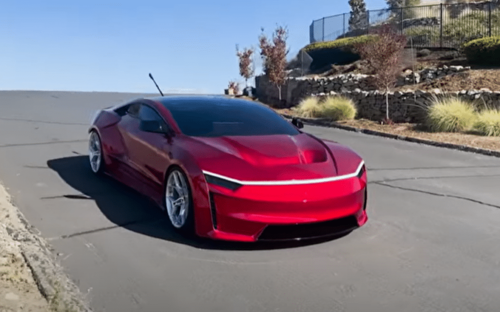 LA man who made DIY Tesla CyberRoadster says there's one unexpected feature that grabs people's attention