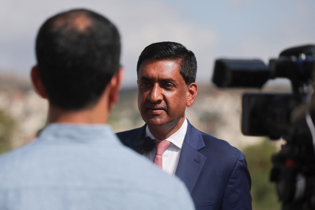 U.S. Representative Ro Khanna is interviewed by Reuters.