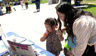 Families camp overnight for back-to-school resources in West Sacramento
