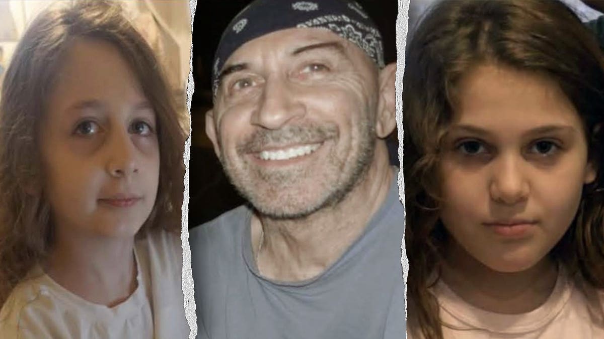 David Sukonick, center, is accused of abducting his two 9-year-old children, Solomon and Marozhina Sukonick.