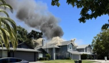 Antelope fire burns 2 homes, neighbor helps teen escape
