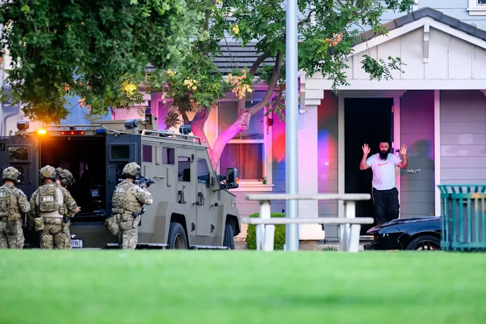 SWAT officers helped with the raid in Stockton. CA Post
