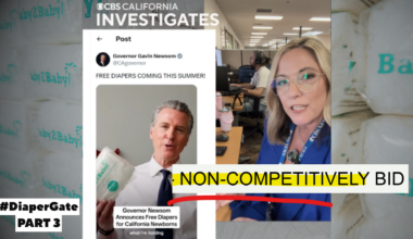 Newsom's "competitive bid" #diapergate deal wasn't. California's budget includes dozens of similar no-bid exemptions.