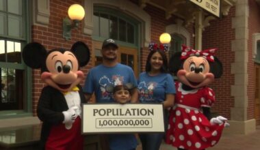 Disneyland welcomes 1 billionth guest during 70th anniversary celebration
