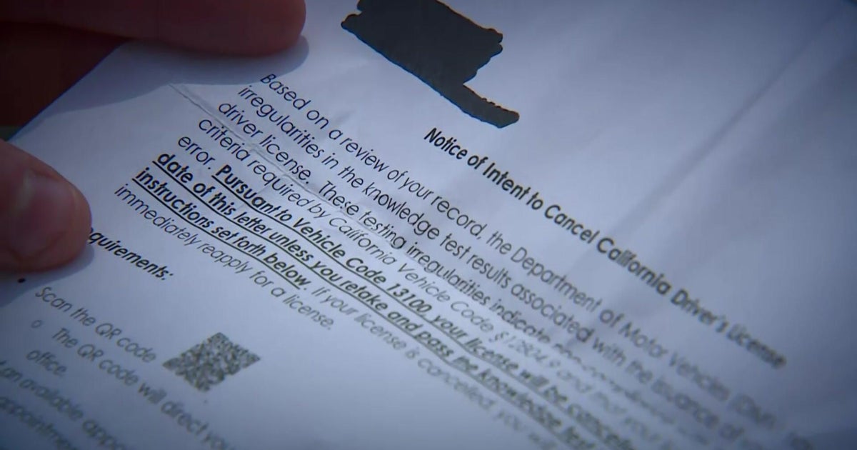 Many California drivers to retake written DMV test after receiving letter that stated "irregularities"