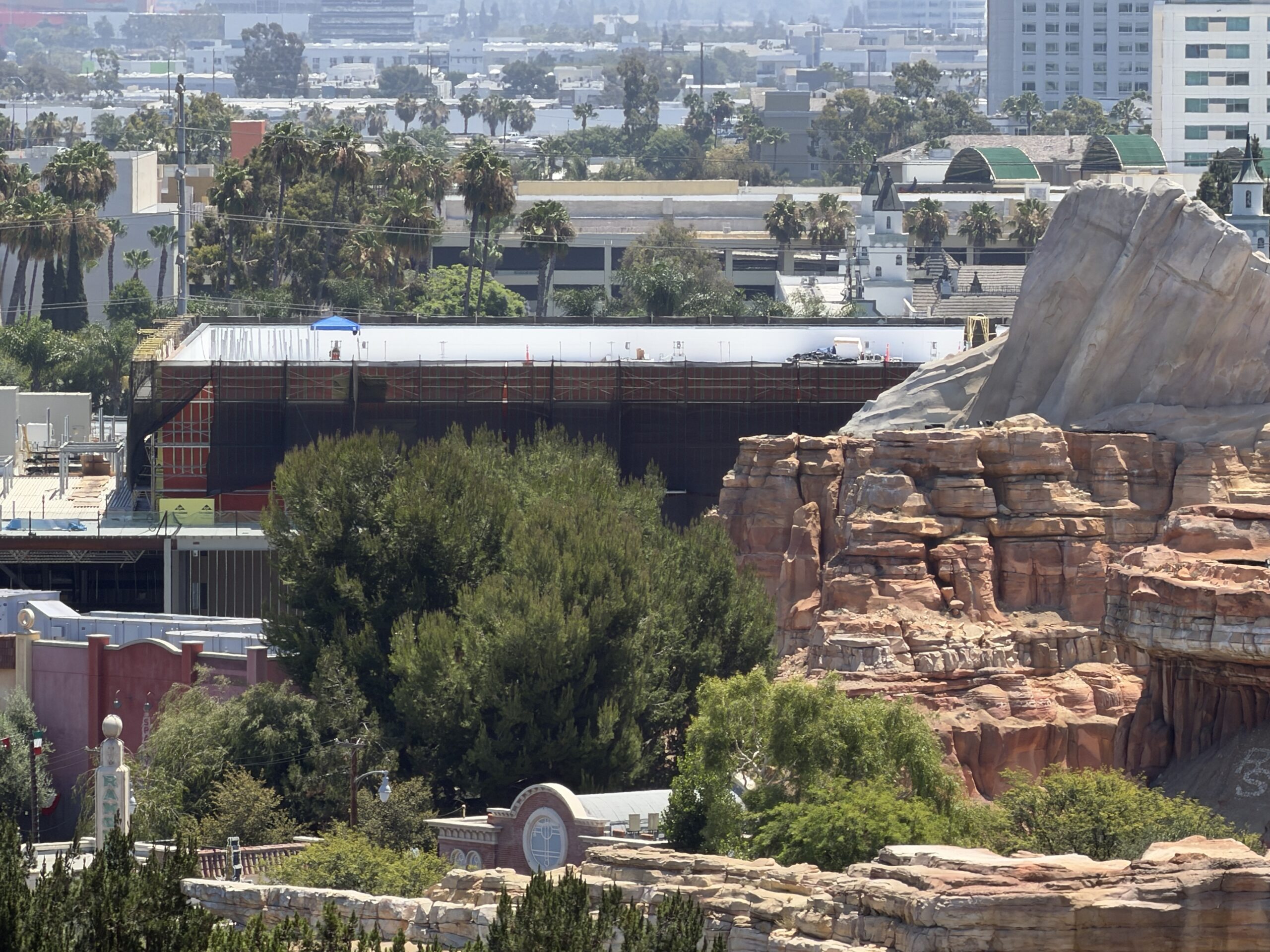 Aerial Look at Avengers Campus Construction in Disney California Adventure