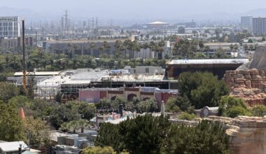 Aerial Look at Avengers Campus Construction in Disney California Adventure