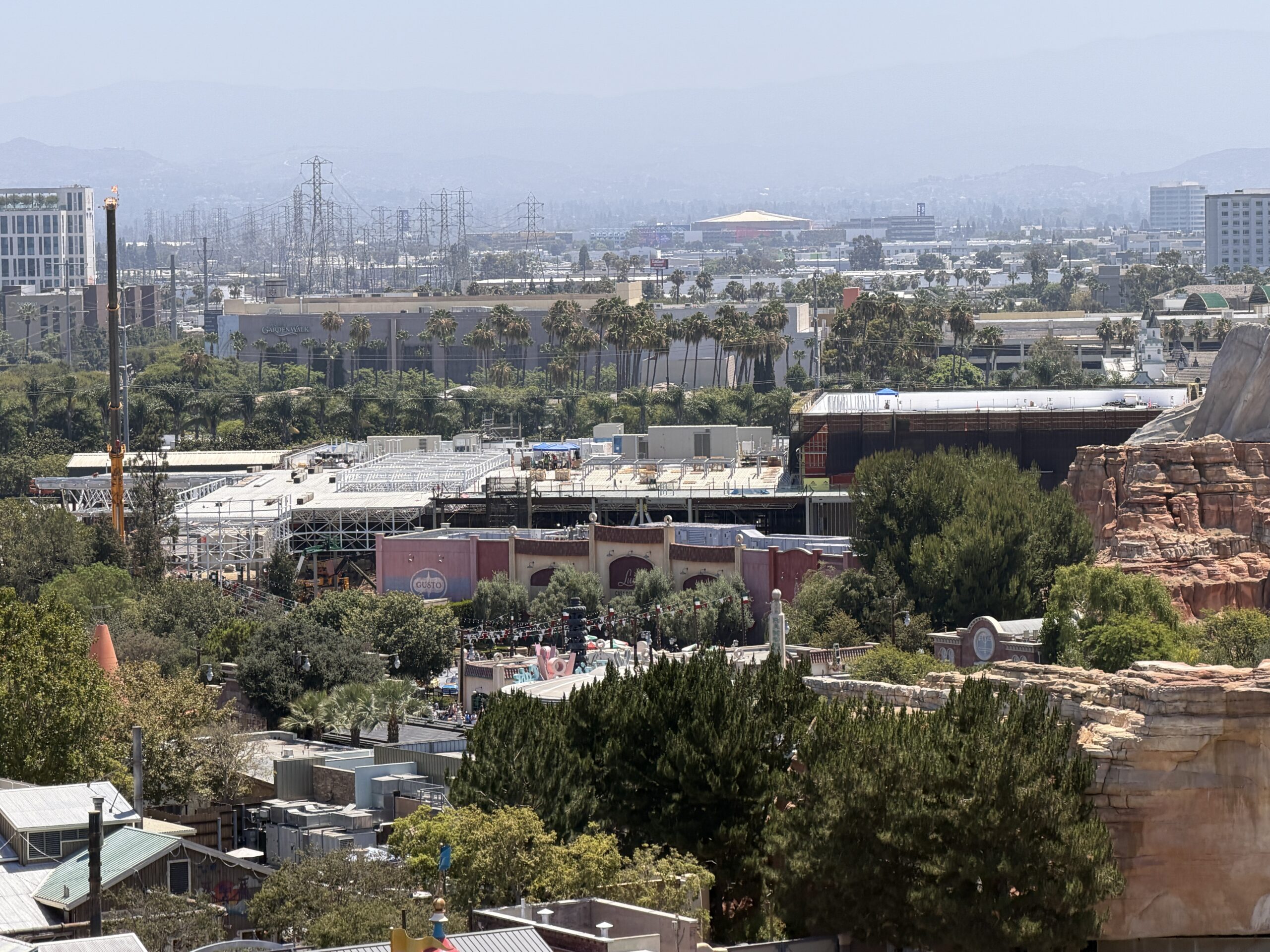 Aerial Look at Avengers Campus Construction in Disney California Adventure