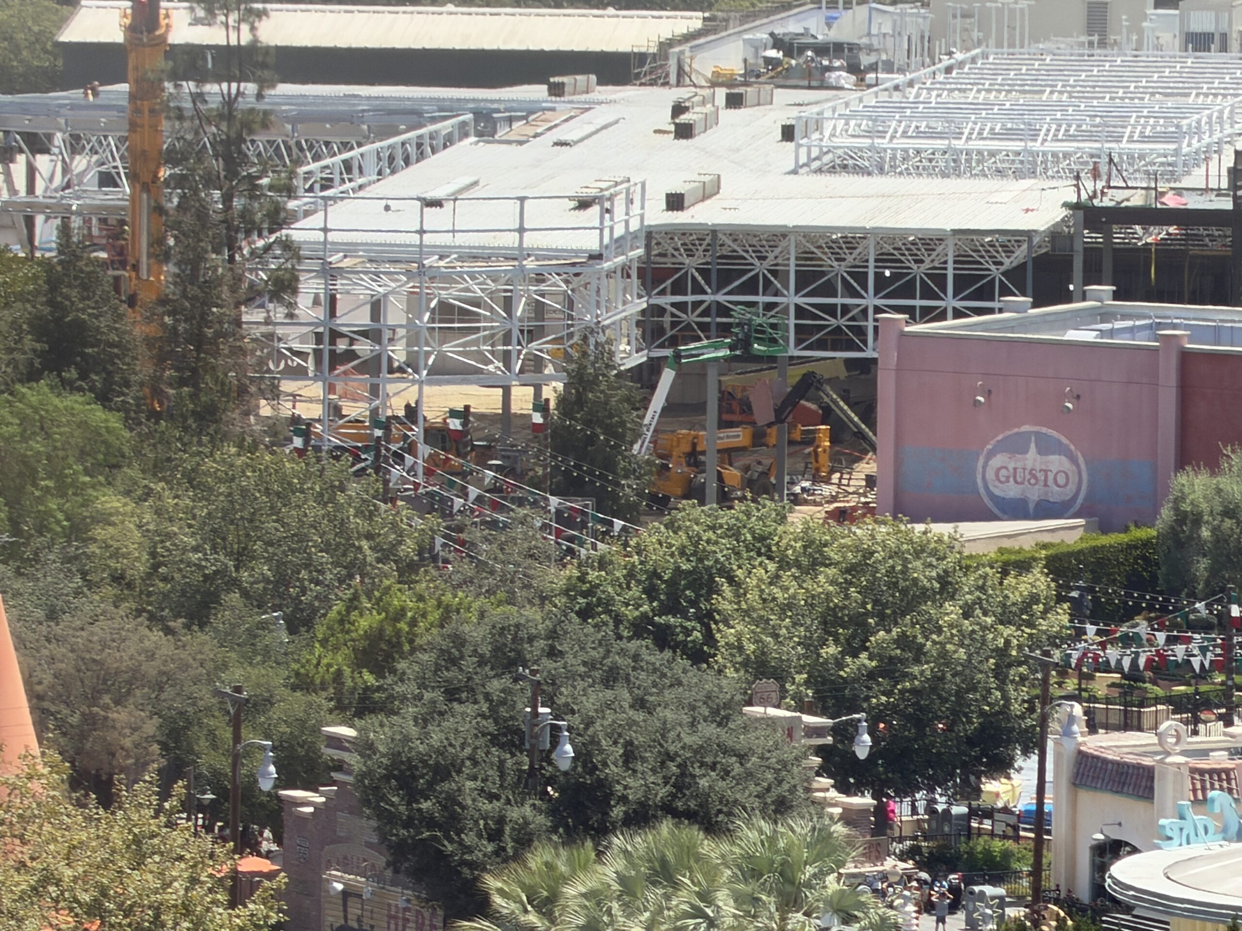 Aerial Look at Avengers Campus Construction in Disney California Adventure