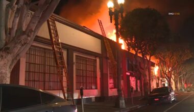Firefighters knock down structure fire in downtown LA – NBC Los Angeles