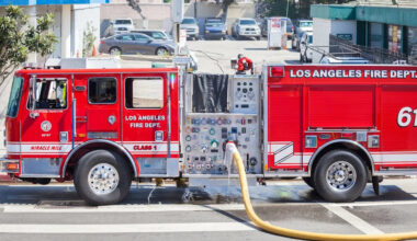 Los Angeles starts cleanup at burned cold-storage site as millions of pounds of food rot