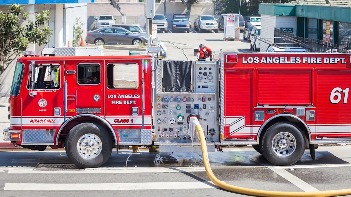 Los Angeles starts cleanup at burned cold-storage site as millions of pounds of food rot