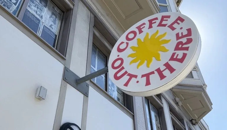 Out There Coffee Roasters is located at 254 Fillmore St. in San Francisco’s Lower Haight neighborhood.
