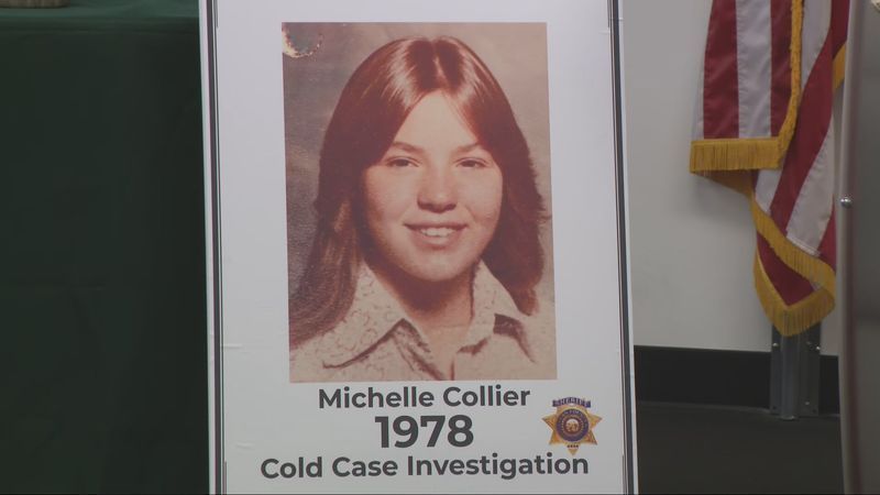 The Kern County Sheriff’s Office announced in a press conference that the 1978 Jane Doe has been identified as 15-year-old Michelle Louise Collier of Fresno. PHOTO: KBAK/KBFX