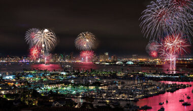 Watch the Big Bay Boom fireworks over San Diego Bay
