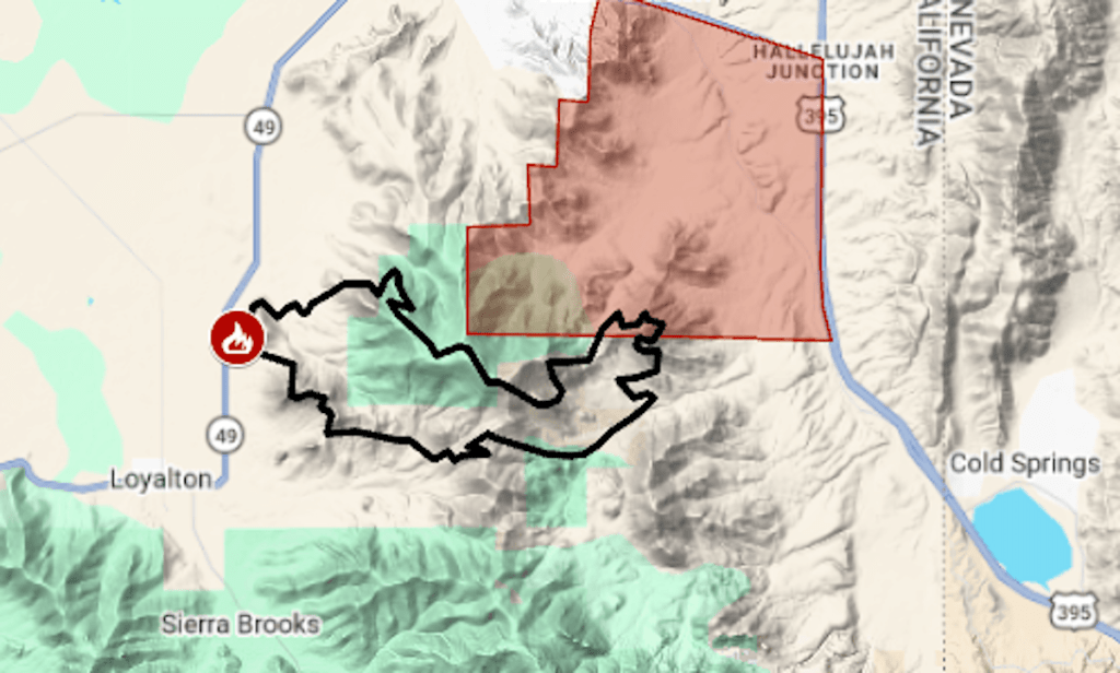 Map: Elephant Fire becomes California’s second biggest of the year – The Mercury News