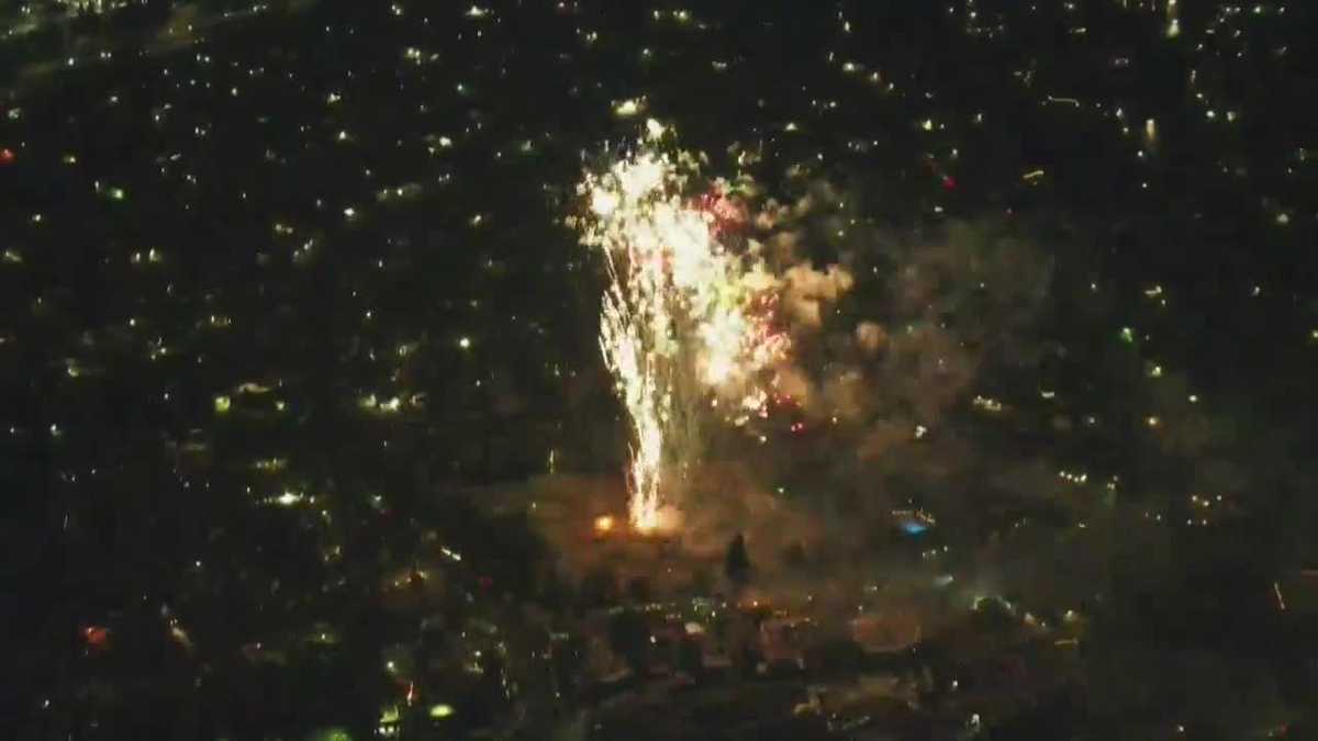 LiveCopter 3 footage shows illegal fireworks across the Sacramento area