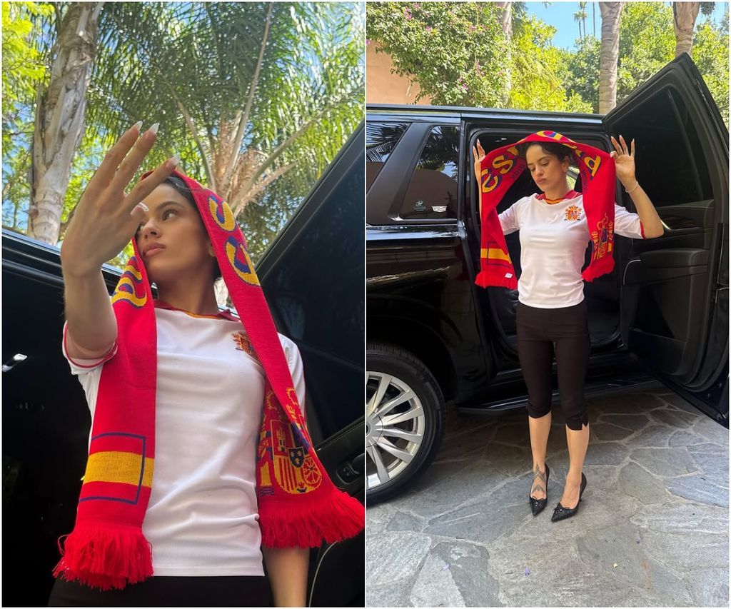Rosalía, Penélope Cruz, Stella Banderas, and more cheer Spain to World Cup victory in Los Angeles