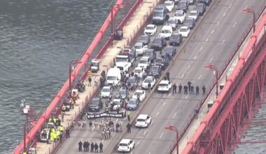 Pro-Palestinian protesters who blocked Golden Gate Bridge convicted of misdemeanor charges