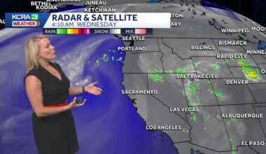 Northern California forecast | Sharp cooldown Wednesday