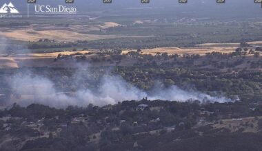 Crews battle vegetation fire in unincorporated Calaveras County community