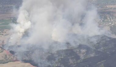 Little Fire burning south of Pleasanton in Sunol spreads; evacuations expanded