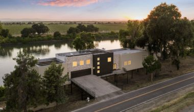 Modern Sacramento River mansion with private dock for sale