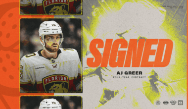 Ducks Sign Greer to a Four-Year Contract