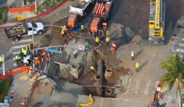 Crews make "significant progress" on West Hollywood water main repairs, but officials say they still don't know the extent of damage