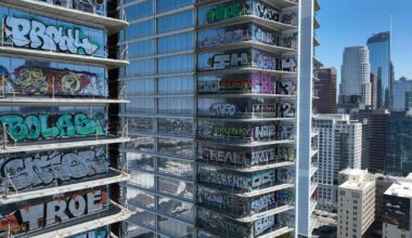 Neighborhood watch joins private security to guard graffiti towers in downtown LA