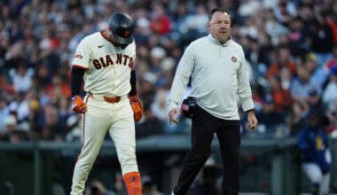 Giants Casey Schmitt has a torn meniscus, Osleivis Basabe called up