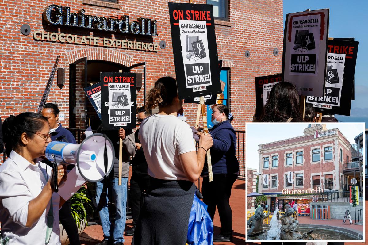 San Francisco’s Ghiradelli chocolate shop closed due to strike