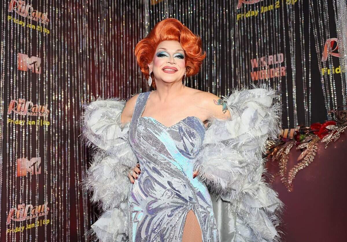 NEW YORK, NEW YORK - DECEMBER 09: Ginger Minj attends RuPaul's Drag Race S18 Premiere Event at Aqua New York on December 09, 2025 in New York City. (Photo by Santiago Felipe/Getty Images for MTV)