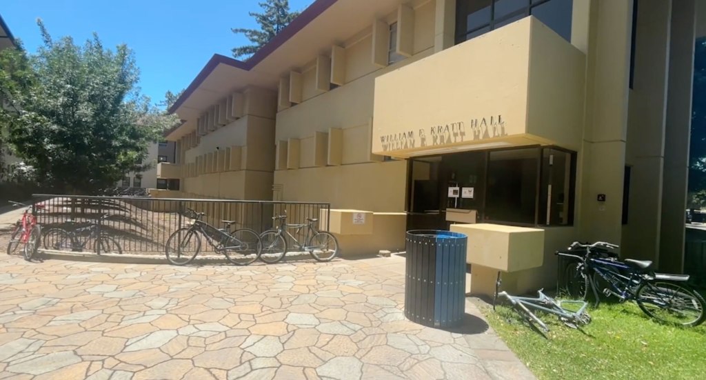 A dorm building at Menlo College. 