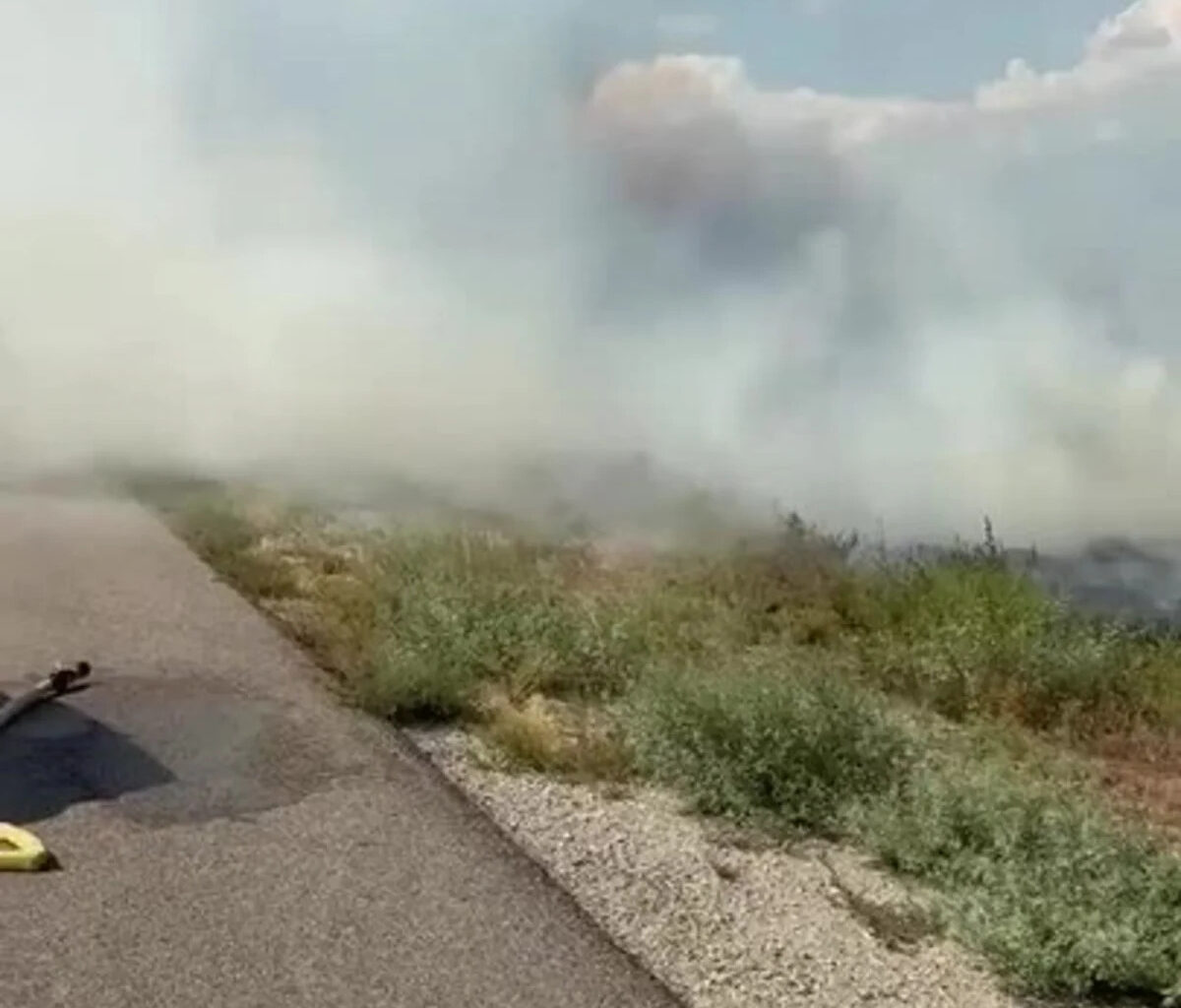 California Highway Closed as Crews Fight Wildfire
