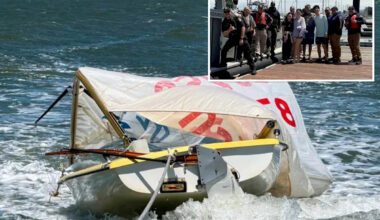 Sailing vessel suddenly capsizes off California coast sparking frantic rescue mission