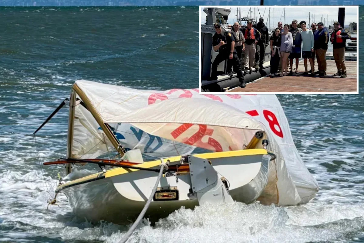 Sailing vessel suddenly capsizes off California coast sparking frantic rescue mission