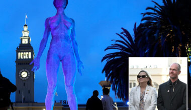 San Francisco’s 45-foot nude woman sculpture can be yours — with a major catch