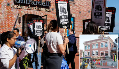 San Francisco’s Ghiradelli chocolate shop closed due to worker strike