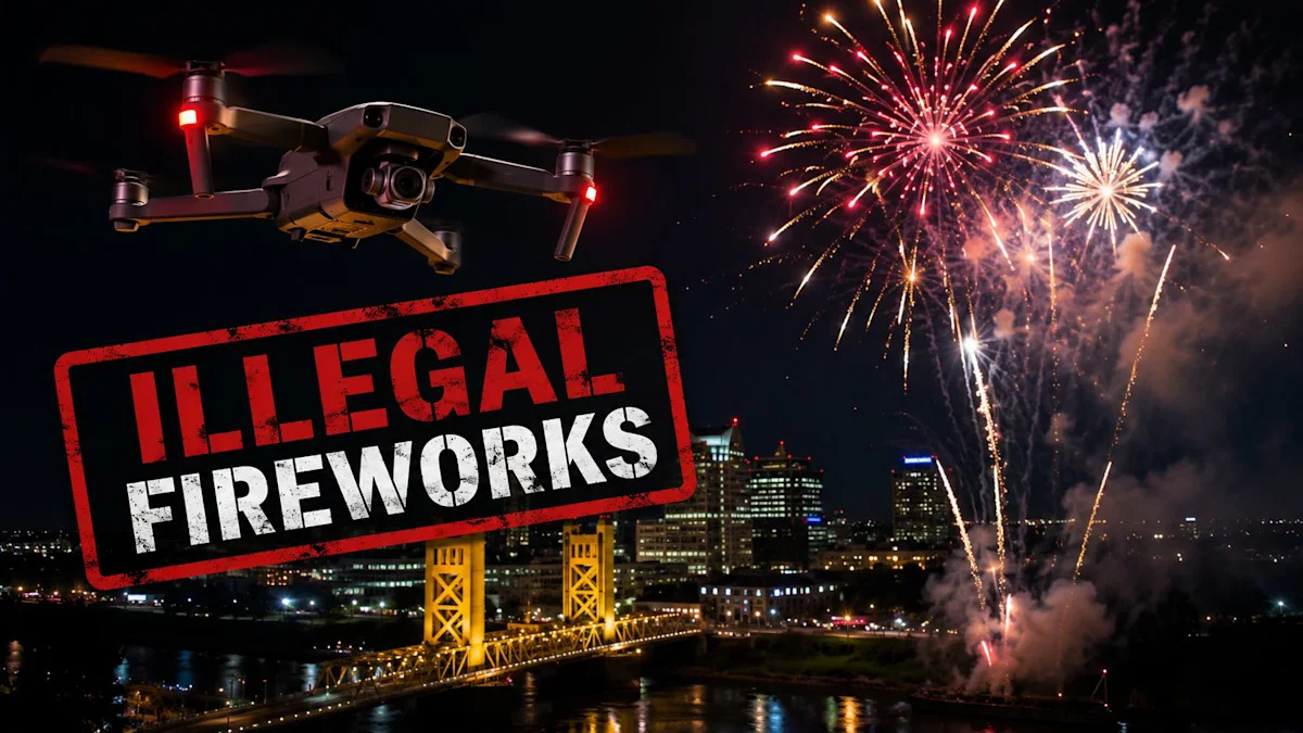 Sacramento Used Drones to Track Illegal Fireworks, Then Hit One Home With a $100,000 Fine