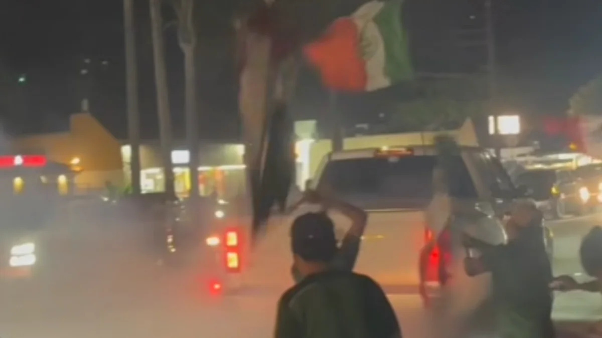 California Police Impound Truck for 30 Days After Burnout Caught on Video Following Mexico vs. England Match