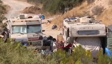 RV Encampment In California City Keeps Growing, and Neighbors Say Nobody's Fixing It